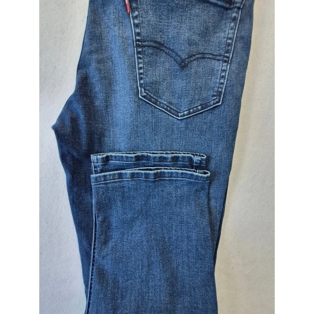 Levi\'s 541 Athletic Taper Mens Dark Wash Blue Stretch Jeans 38x34 18181-0216